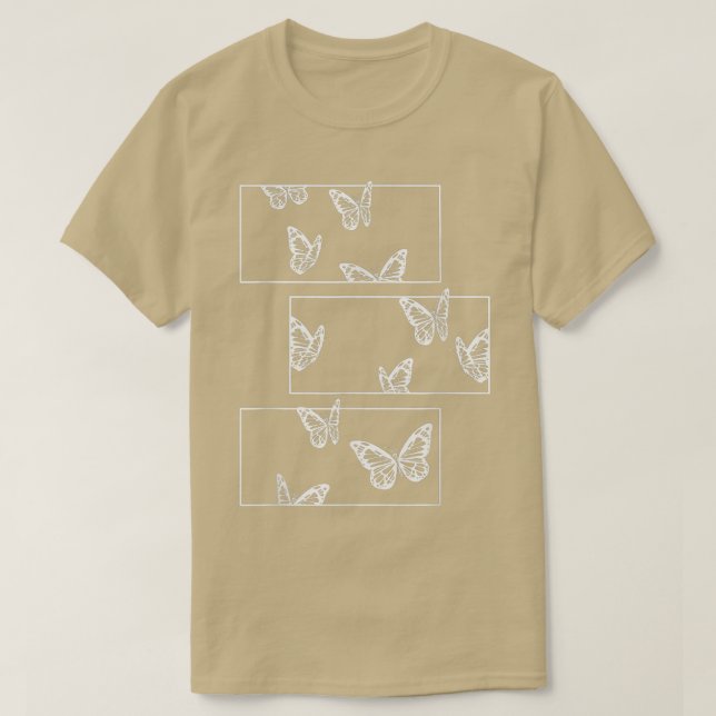 Camiseta Butterfly Grunge Fairycore Aesthetic Goth  (Frente do Design)