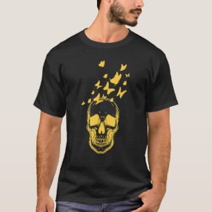 Camiseta Butterfly Grunge Fairycore Aestic Skeleton Skelul