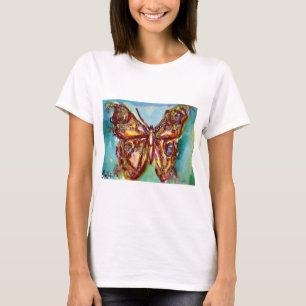 CAMISETA BUTTERFLY IN GOLD SPARKLES