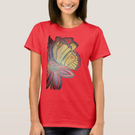 Camiseta Butterfly landing on flower beautiful