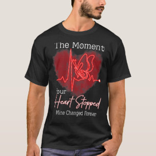 Camiseta Butterfly No Momento Em Que Seu Coração Parou O Me