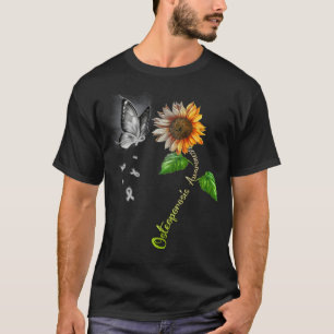 Camiseta Butterfly Osteoporose Sunflower Sensibilização