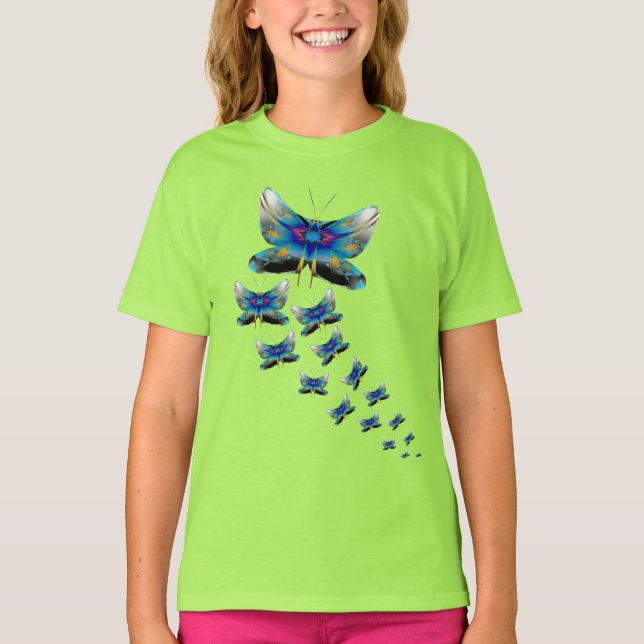 Camiseta Butterfly Parade - Color in Motion (Frente)