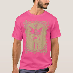 Camiseta Butterfly Skeleton Fairycore Gótica Fada Grunge A
