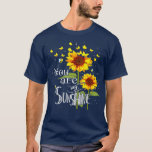 Camiseta Butterfly Sunflower You Are My Sunshine<br><div class="desc">Butterfly Sunflower You Are My Sunshine fathers day,  funny,  father,  dad,  birthday,  mothers day,  humor,  christmas,  cute,  cool,  family,  mother,  daddy,  brother,  husband,  mom,  vintage,  grandpa,  boyfriend,  day,  son,  retro,  sister,  wife,  grandma,  daughter,  kids,  fathers,  grandfather,  love</div>