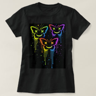 Camiseta Butterfly Tees Co. Triple Butterfly Drip 0047735