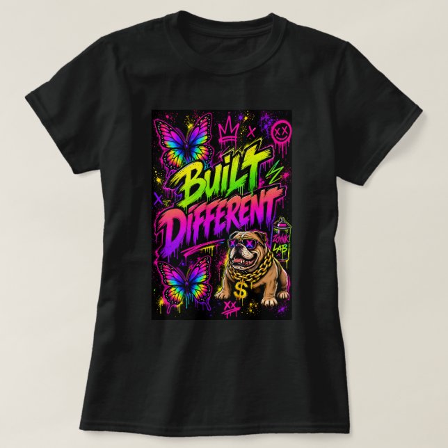 Camiseta Butterfly TEESCO Graffiti Borboleta 00478 (Frente do Design)