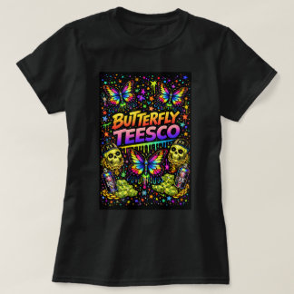 Camiseta Butterfly TEESCO Graffiti Butterfly 00478