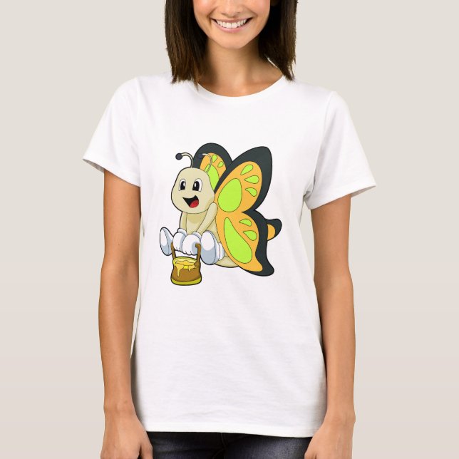 Camiseta Butterfly with Honey (Frente)