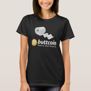 Camiseta Buttmoney Compartilhe Não o Engana Bitmoney Crypto