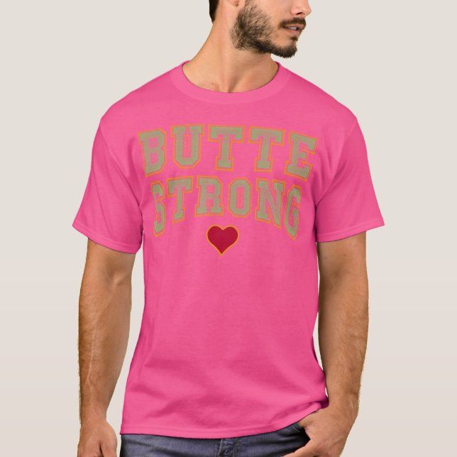 Camiseta Button Strong Paradise California Camp Fire (Frente)