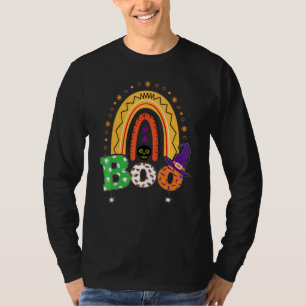 Camiseta Buu Com Aranhas E Chapéu De Bruxa Halloween Arco-í