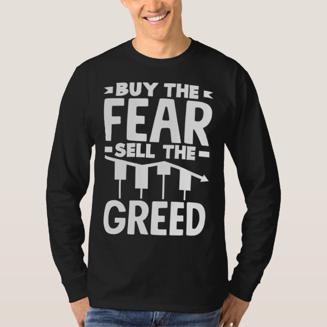 Camiseta Buy The Fear Sell The Greed Investor Day (Frente)