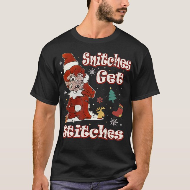 Camiseta buzinas ganham pontos engraçados mas natal (Frente)