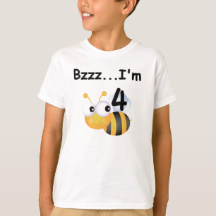 Camiseta Buzz Bumblebee 4º Aniversário T-shirts e presentes