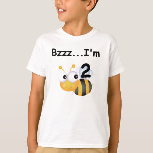 Camiseta Buzz Bumblebee segundo aniversário T-shirts e pres
