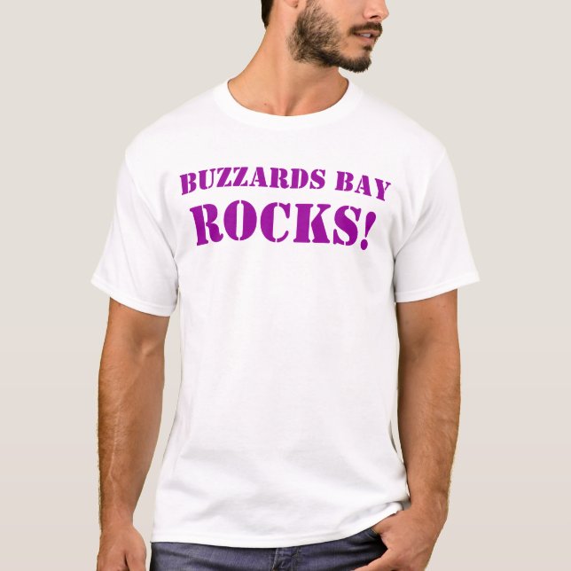Camiseta Buzzards Bay Rocks! (Frente)
