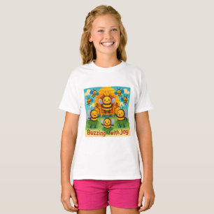 Camiseta Buzzing with Joy - Celebração do Reino das Abelhas