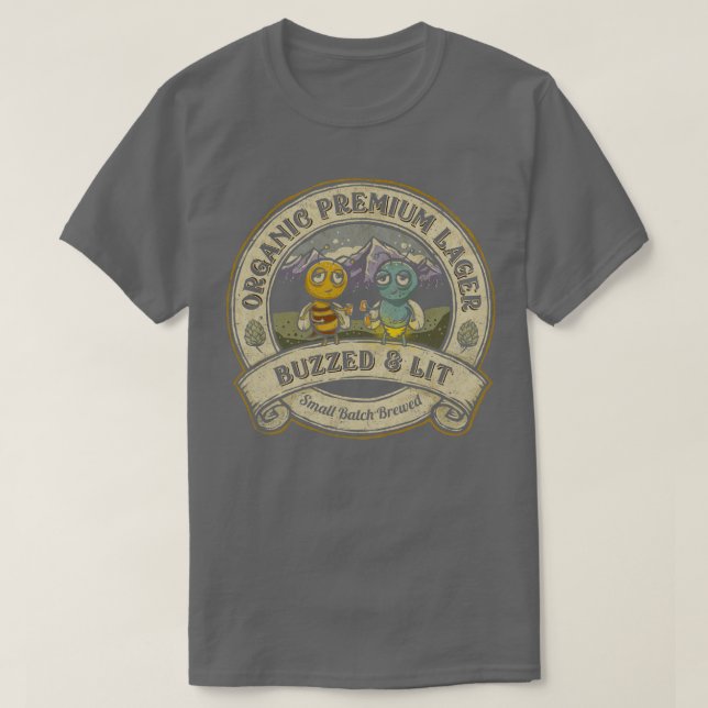 Camiseta Buzzy e Lit Lager (Frente do Design)