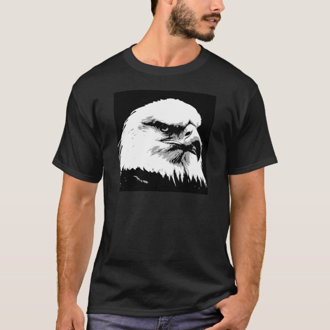 Camiseta BW American Bald Eagle (Frente)