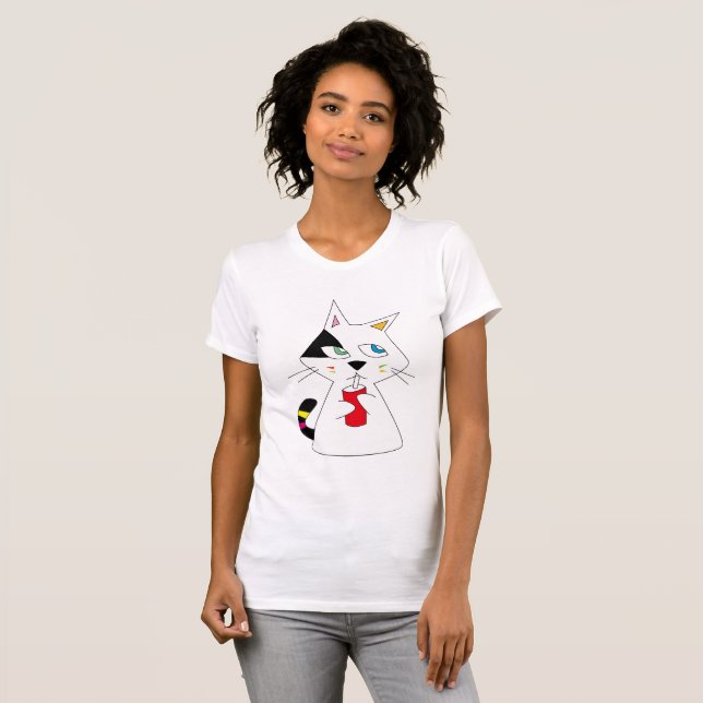 CAMISETA BW-CAT (Frente Completa)