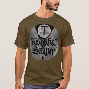 Camiseta BW Clássico do Atirador de Golfe do Disco