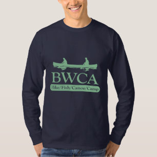 Camiseta BWCA / Campo de canoas de peixe de Hike