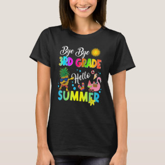 Camiseta Bye Bye 3rd Grade Hello Summer Student Last Day Of