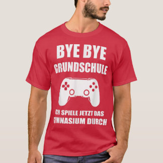 Camiseta Bye Bye Segundo grau primário Gif