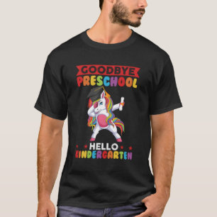Camiseta Bye Preschool Hello Kindergen Preschool Graduação