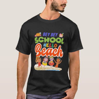 Camiseta Bye School Hello Beach Graduation Day 2023