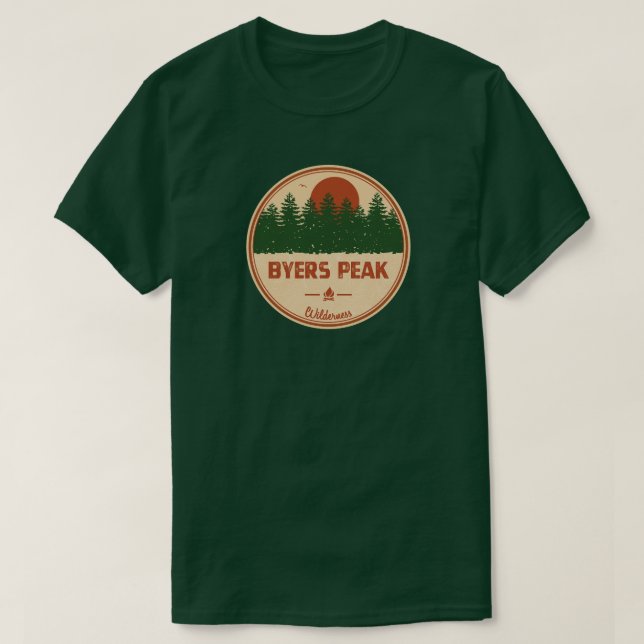Camiseta Byers Peak Wilderness Colorado (Frente do Design)