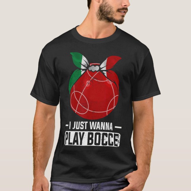 Camiseta Byll Do Jogador Bocci Da Boliche Italiana (Frente)