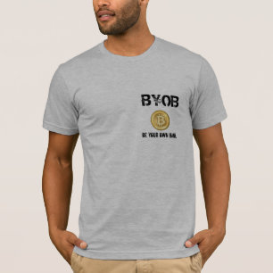 Camiseta BYOB seja seu próprio banco - código do tshirt &