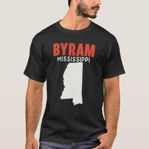 Camiseta Byram Mississippi EUA State America Viagem Mississ