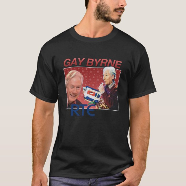 Camiseta Byrne de Gay Retroativo - Apresentação tardia de b (Frente)
