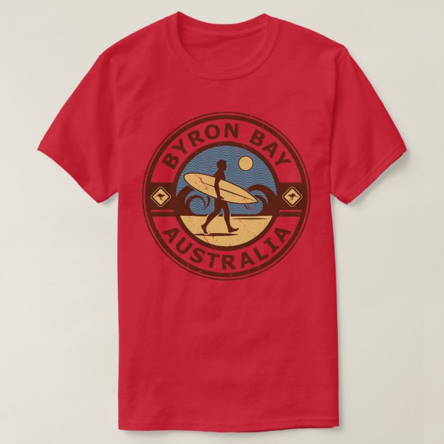 Camiseta Byron Bay Austrália 3 (Frente do Design)