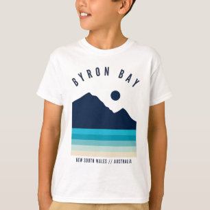 Camiseta Byron Bay Nova Gales do Sul Austrália Retro Vintag