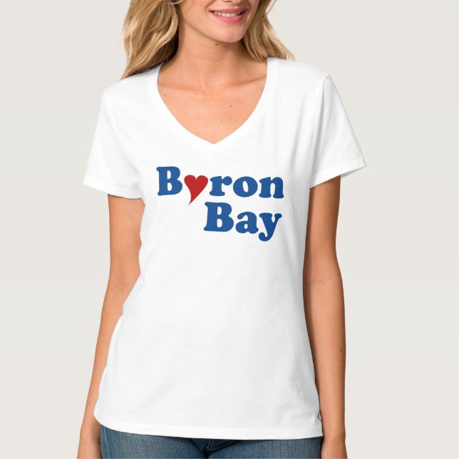 Camiseta Byron Bay with Heart (Frente)