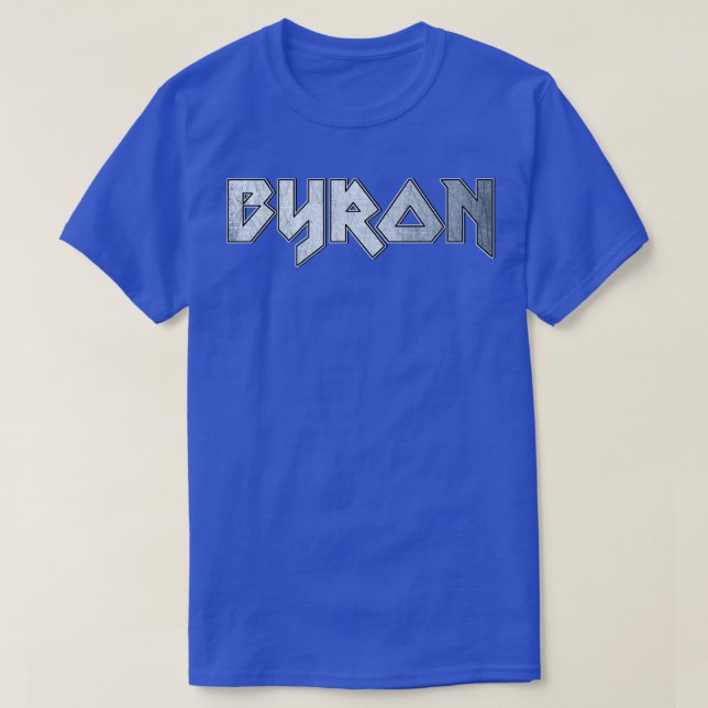 Camiseta Byron de metal pesado (Frente do Design)