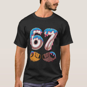 Camiseta Bysebyll 67 - Gotejamento de Sorvete 67 Meme Diver