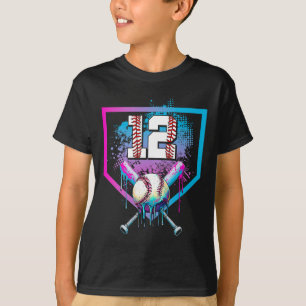 Camiseta Bysebyll Drip 12º Aniversário Home Plate Menino Ju