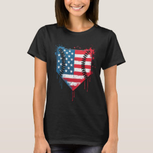 Camiseta Bysebyll Drip Boys Kids Sorvete Patriótico Americ