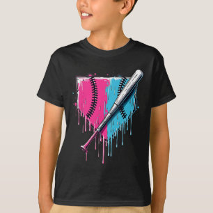 Camiseta Bysebyll Home Plate Gotejamento Com Gotejamento de