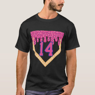 Camiseta Bysebyll Home Plate Sorvete Drip 14º Aniversário B
