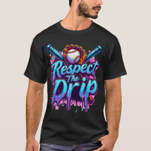 Camiseta Bysebyll Respeito Gotejamento Rapazes Sorvete O Go
