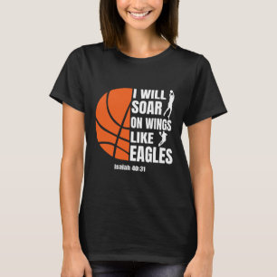 Camiseta Bysketbyll Christian Soar Em Asas Como Eagles Rel