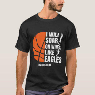 Camiseta Bysketbyll Christian Soar Em Asas Como Eagles Rel