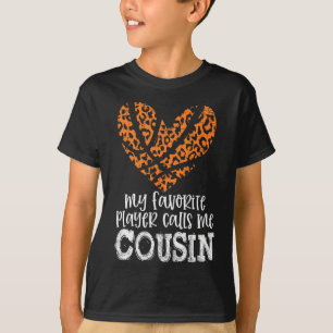Camiseta Bysketbyll Cousin Cheetah My Favorite Player Calls