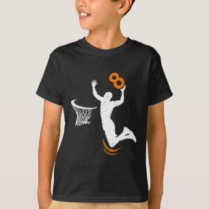 Camiseta Bysketbyll Dunk 8th Boys de Festa de aniversário
